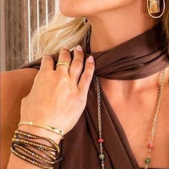 Sara Blaine/eSBe Silver Minimalist Cuff NWT - Picture 3 of 3